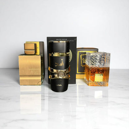 Combo Asad Lattafa + Amber oud + Khamrah